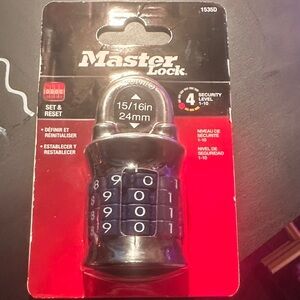 Black Combination Padlock